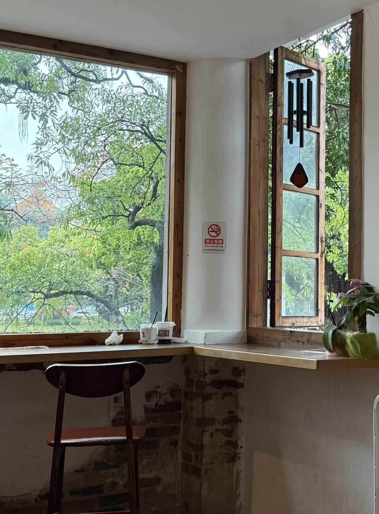 中山博物馆旁边的咖啡店